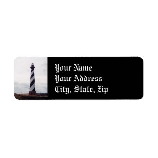 Cape Hatteras Lighthouse Label