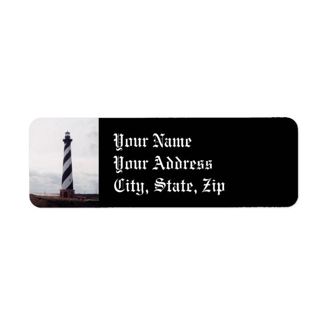Cape Hatteras Lighthouse Label (Front)