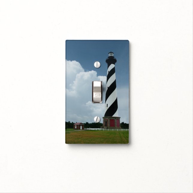 Cape Hatteras Lighthouse Light Switch Cover (In Situ)