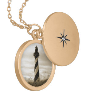 Cape Hatteras Lighthouse Locket Necklace
