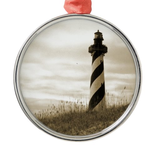 Cape Hatteras Lighthouse Metal Ornament