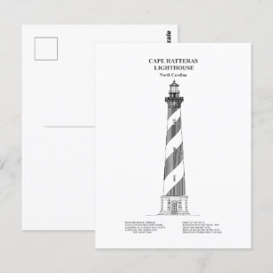 Cape Hatteras Lighthouse - North Carolina - BD Postcard