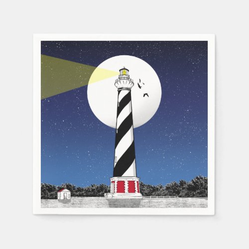 Cape Hatteras Lighthouse North Carolina Napkins