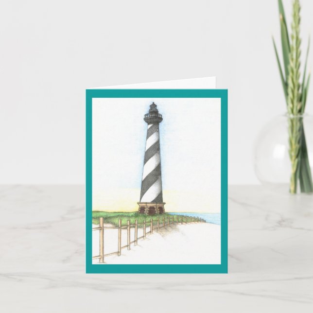 Cape Hatteras Lighthouse Note Card (Front)