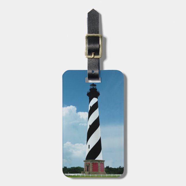 Cape Hatteras Lighthouse Outer Banks NC Luggage Tag (Front Vertical)