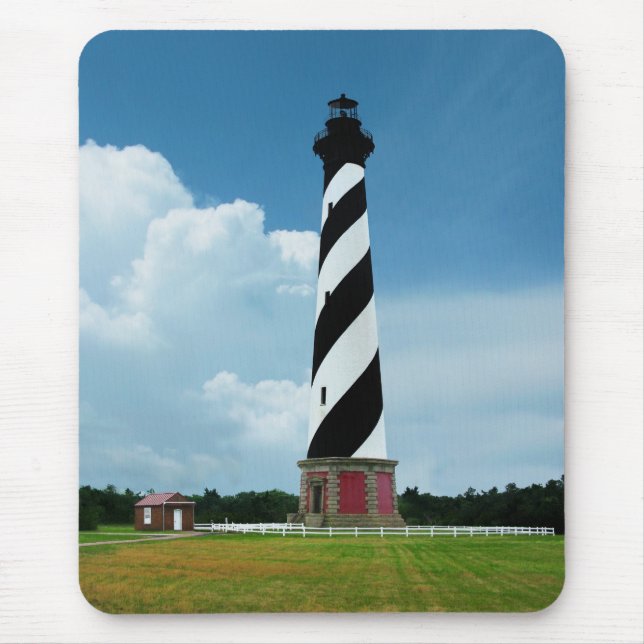 Cape Hatteras Lighthouse Outer Banks NC Mouse Pad (Front)
