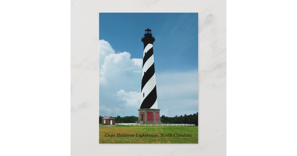 Cape Hatteras Lighthouse Outer Banks NC Postcard | Zazzle