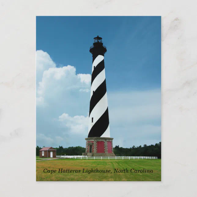 Cape Hatteras Lighthouse Outer Banks NC Postcard | Zazzle