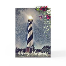 Cape Hatteras Lighthouse Outer Banks OBX Christmas