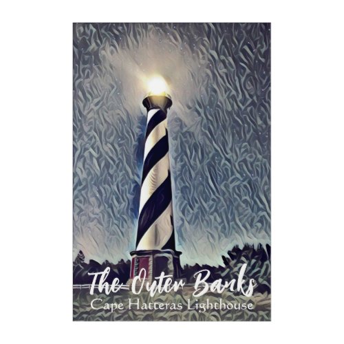 Cape Hatteras Lighthouse Outer Banks OBX NC Acrylic Print