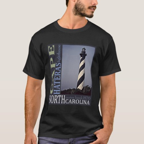 Cape Hatteras Lighthouse Outerbanks North Carolina T_Shirt