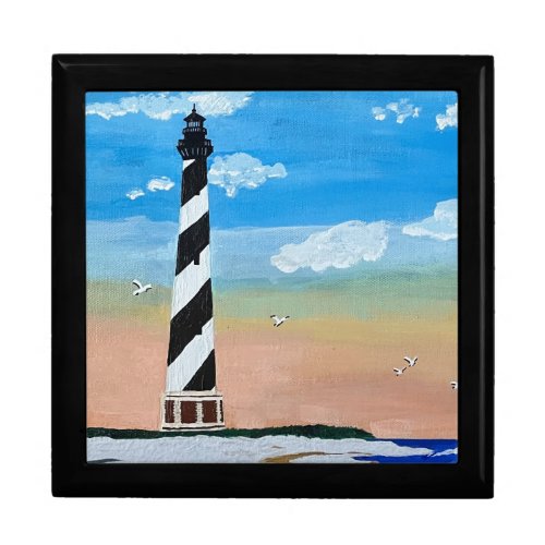 Cape Hatteras Lighthouse Painting Gift Box