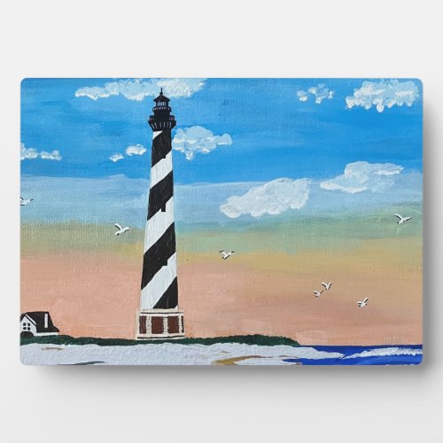 Cape Hatteras Lighthouse Painting Plaque