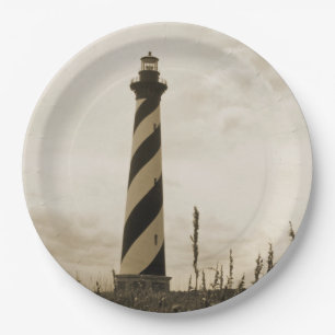 Cape Hatteras Lighthouse Paper Plates