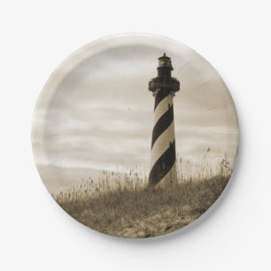 Cape Hatteras Lighthouse Paper Plates