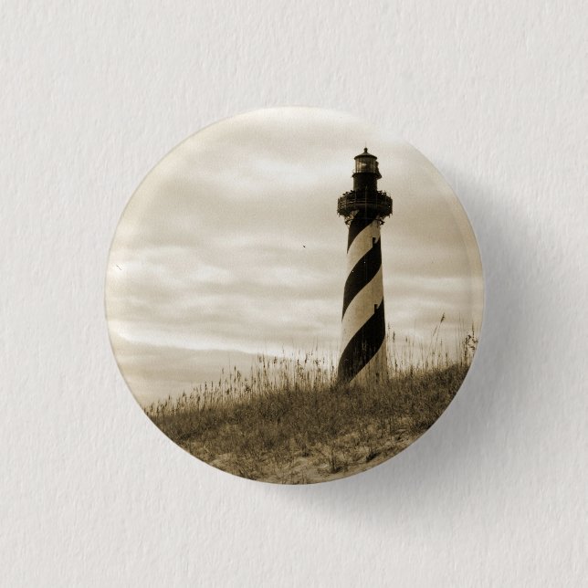 Cape Hatteras Lighthouse Pinback Button (Front)