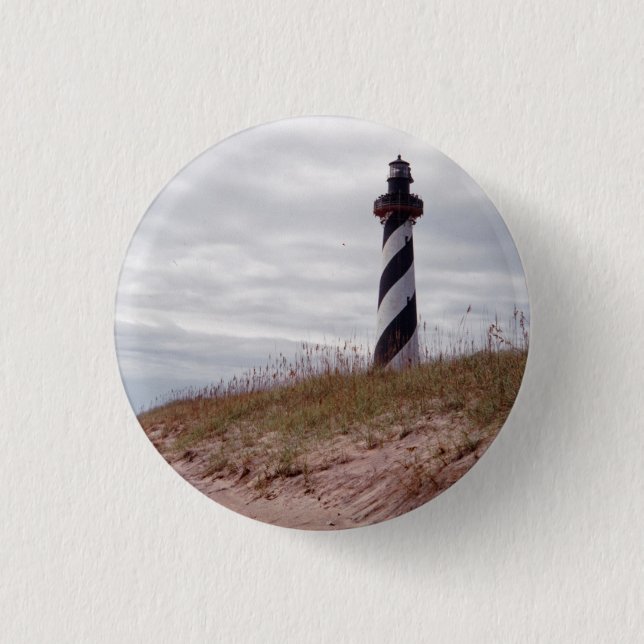 Cape Hatteras Lighthouse Pinback Button (Front)