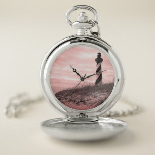 Cape Hatteras Lighthouse Pocket Watch