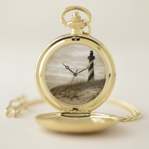 Cape Hatteras Lighthouse  Pocket Watch