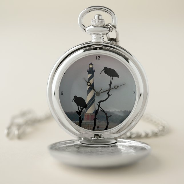 CAPE HATTERAS LIGHTHOUSE POCKET WATCH (Inside)