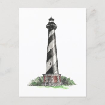 Cape Hatteras Lighthouse Postcard by Eclectic_Ramblings at Zazzle