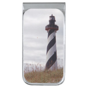 Cape Hatteras Lighthouse Silver Finish Money Clip