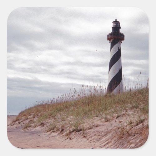 Cape Hatteras Lighthouse Square Sticker