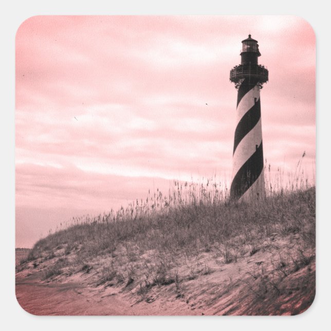 Cape Hatteras Lighthouse Square Sticker (Front)