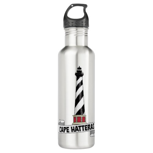 Cape Hatteras Lighthouse Stainless Steel Water Bottle