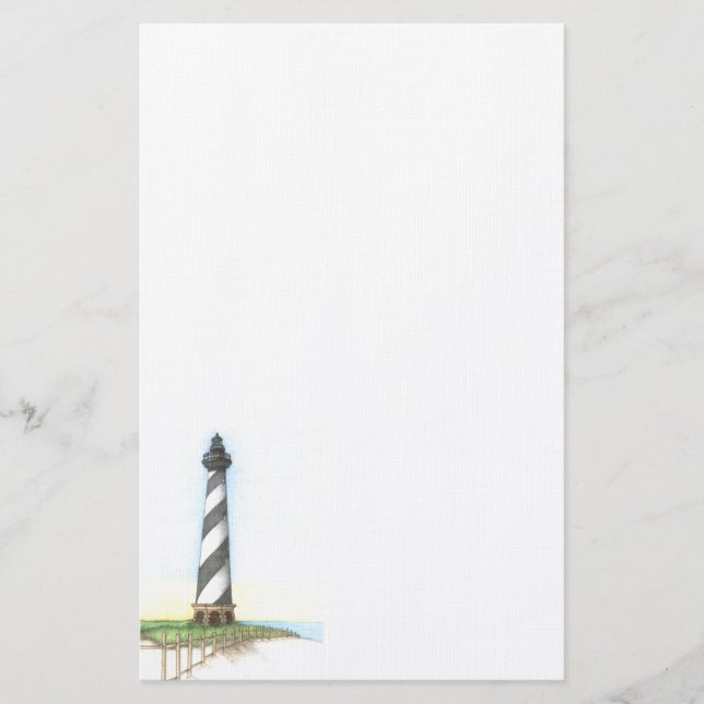 Cape Hatteras Lighthouse Stationery (Front)