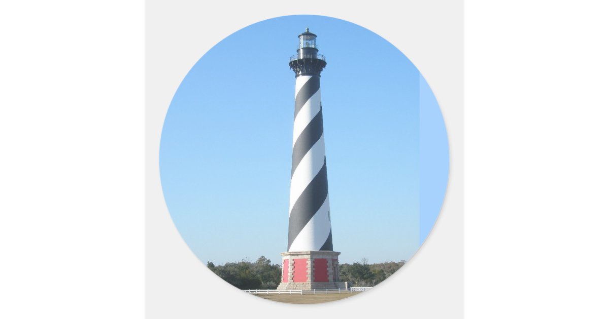 Cape Hatteras Lighthouse Sticker | Zazzle.com