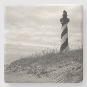 Cape Hatteras Lighthouse Stone Coaster by JTHoward at Zazzle