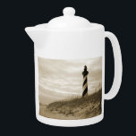 Cape Hatteras Lighthouse Teapot<br><div class="desc">Cape Hatteras Lighthouse</div>