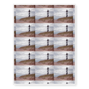 Cape Hatteras Lighthouse Temporary Tattoos