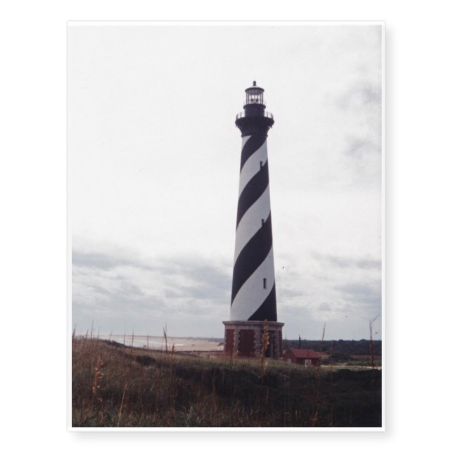 Cape Hatteras Lighthouse Temporary Tattoos (Front)