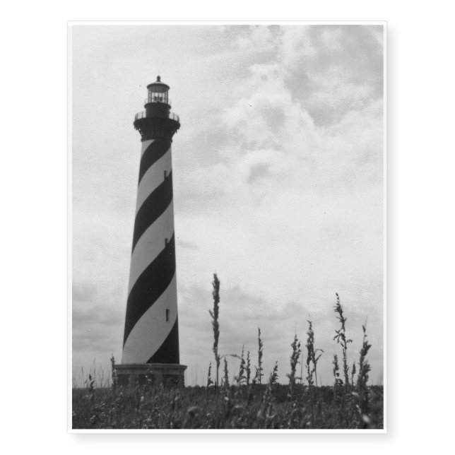Cape Hatteras Lighthouse Temporary Tattoos (Front)