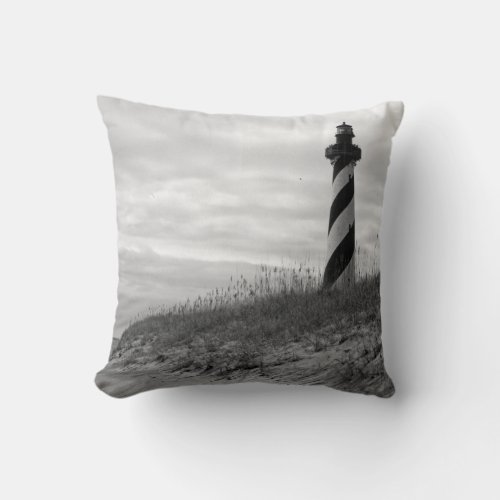 Cape Hatteras Lighthouse Throw Pillow