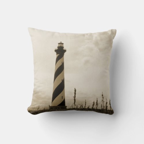 Cape Hatteras Lighthouse Throw Pillow