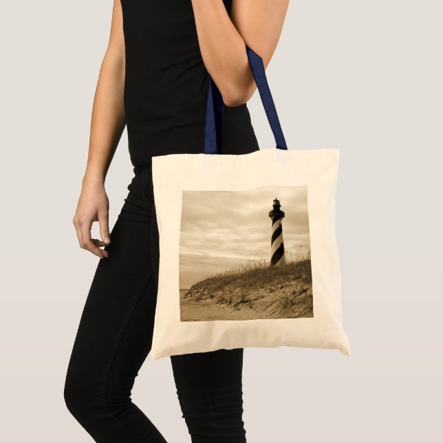 Cape Hatteras Lighthouse Tote Bag (Front (Product))