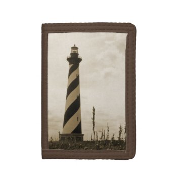 Cape Hatteras Lighthouse Tri-fold Wallet by JTHoward at Zazzle