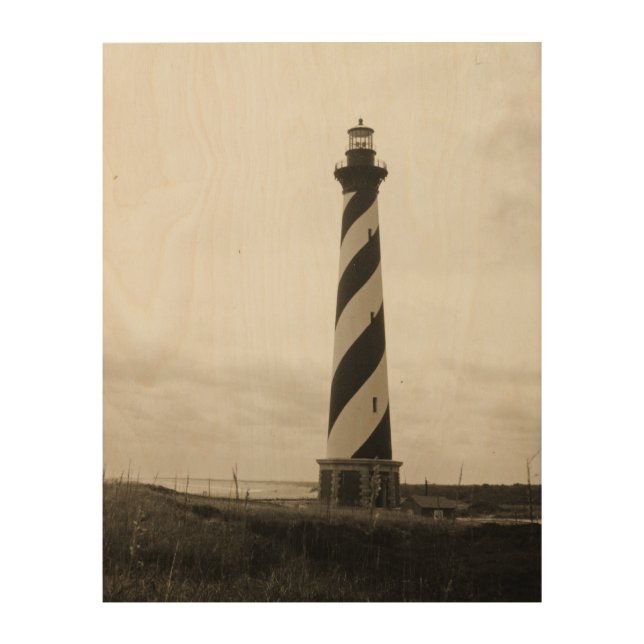 Cape Hatteras Lighthouse Wood Wall Decor (Front)