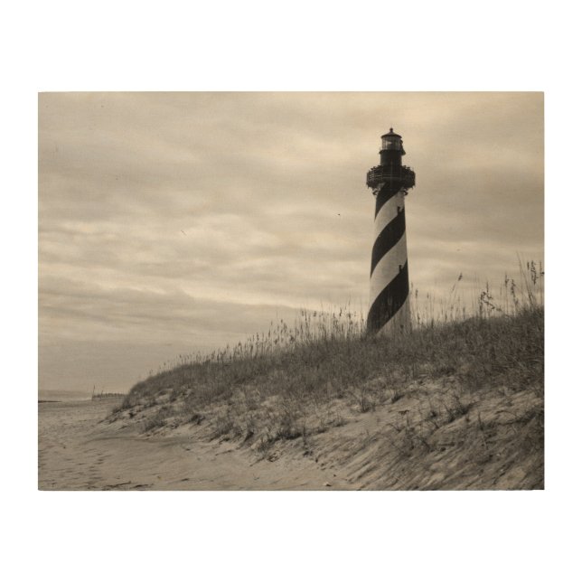 Cape Hatteras Lighthouse Wood Wall Decor (Front)