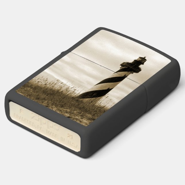 Cape Hatteras Lighthouse Zippo Lighter (Angled)