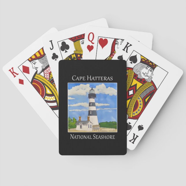 Cape Hatteras National Seashore Lighthouse Poker Cards (Back)