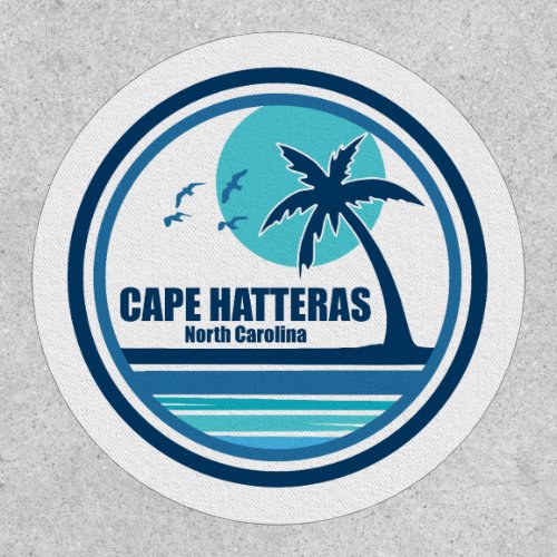 Cape Hatteras North Carolina Palm Tree Birds Patch