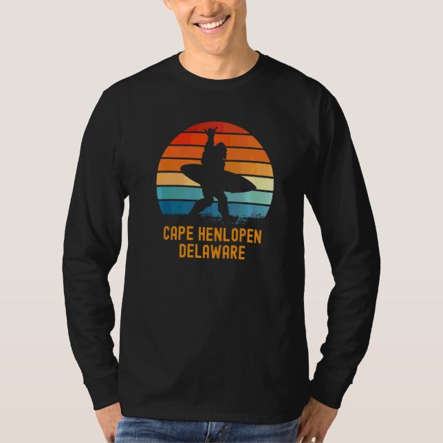 Cape Henlopen  Delaware Sasquatch Souvenir T-Shirt (Front)