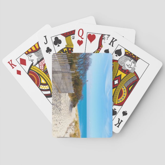 Cape Henlopen State Park, Delaware Poker Cards (Back)