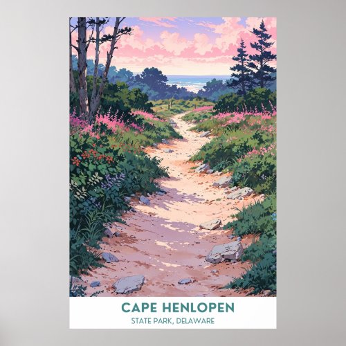 Cape Henlopen State Park Delaware Poster