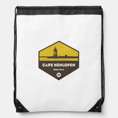 Cape Henlopen State Park Drawstring Bag