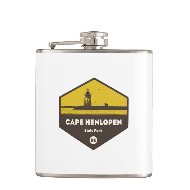 Cape Henlopen State Park Flask (Front)
